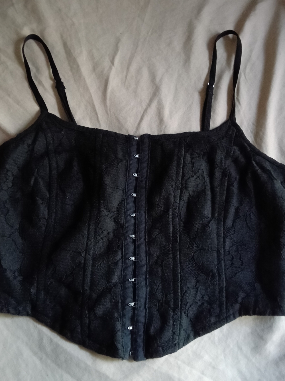 wild fable Black Lace Corset Camisole